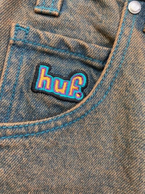 HUF（ハフ）HUF (ハフ) cromer デニムショーツ ブラウン×グリーン サイズ:28の古着・服飾アイテム