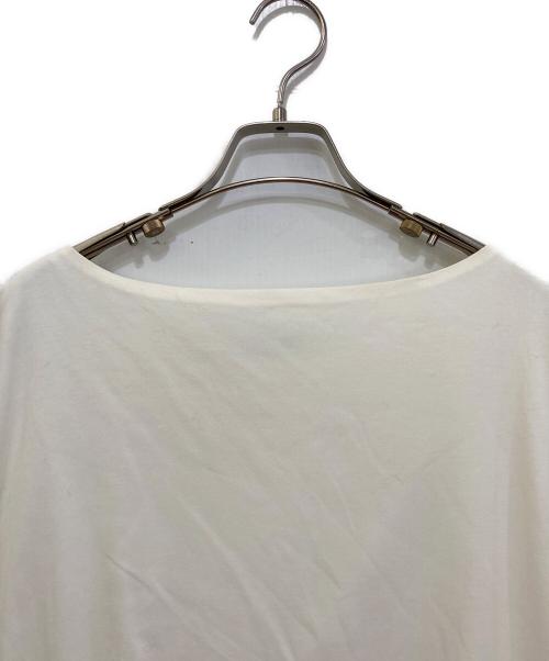 JIL SANDER（ジルサンダー）JIL SANDER (ジルサンダー) ドレープデザインワンピース ホワイト サイズ:34の古着・服飾アイテム