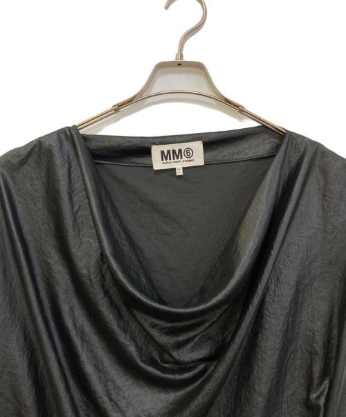 MM6 Maison Margiela（エムエムシックスメゾンマルジェラ）MM6 Maison Margiela (エムエムシックスメゾンマルジェラ) アシンメトリーワンピース　S32CT0367 ブラック サイズ:36の古着・服飾アイテム