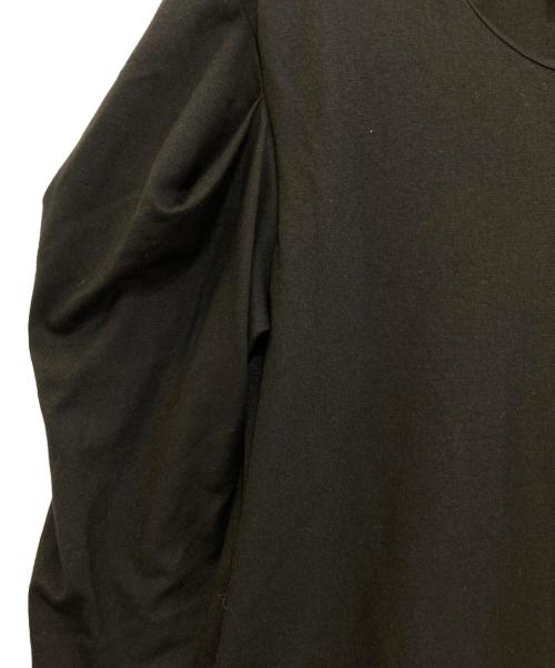 MM6 Maison Margiela（エムエムシックスメゾンマルジェラ）MM6 Maison Margiela (エムエムシックスメゾンマルジェラ) スクープネックパフスリーブワンピース　S52CT0446 ブラック サイズ:Sの古着・服飾アイテム