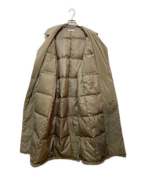 SIMPLICITE（シンプリシテ）simplicite (シンプリシテ) ワッシャーナイロンダウンチェスターコート ベージュ サイズ:Mの古着・服飾アイテム