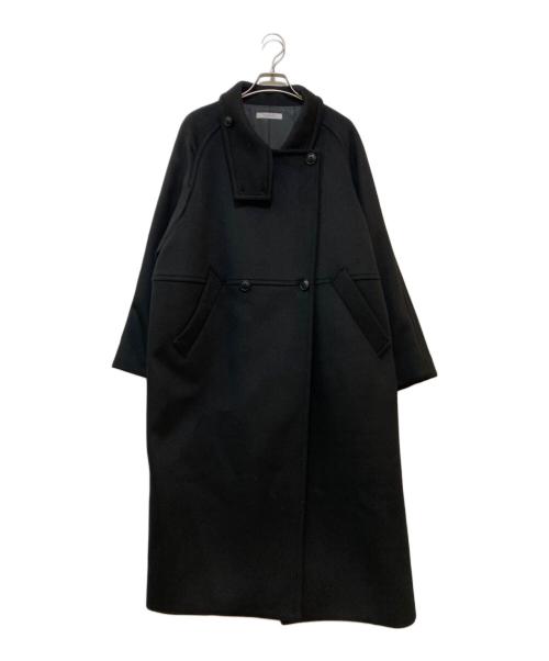 SIMPLICITE（シンプリシテ）simplicite (シンプリシテ) WビーバーコクーンW前スタンドコート ネイビー サイズ:Sの古着・服飾アイテム