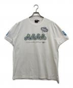 muta MARINE×NAMIKO(NIBOSHI&)ムータマリン×ナミコ(ニボシアンド)）の古着「プリントTシャツ」｜ホワイト