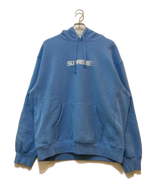 SUPREME（シュプリーム）Supreme (シュプリーム) Motion Logo Hooded Sweatshirt ブルー サイズ:Lの古着・服飾アイテム