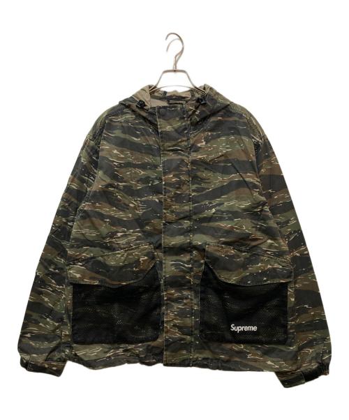 SUPREME（シュプリーム）Supreme (シュプリーム) Mesh Pocket Cargo Jacket オリーブ サイズ:Mの古着・服飾アイテム
