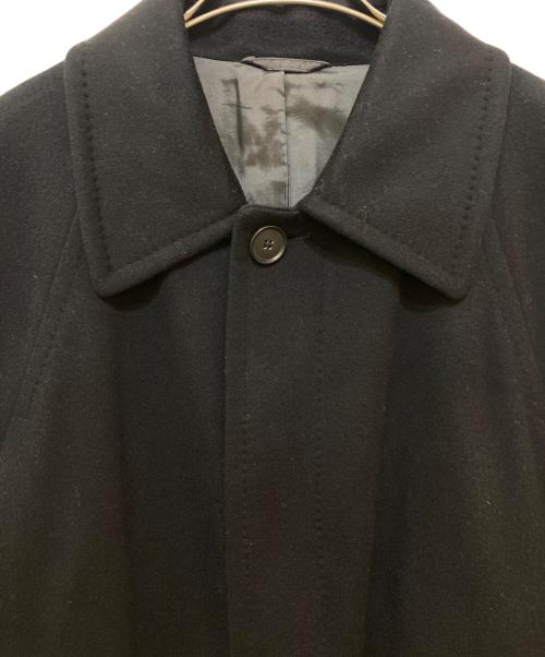 HUGO BOSS（ヒューゴ ボス）HUGO BOSS (ヒューゴ ボス) カシミヤ混ウールステンカラーコート ブラック サイズ:50の古着・服飾アイテム