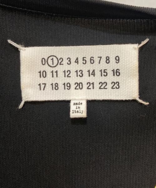 Maison Margiela（メゾンマルジェラ）Maison Margiela (メゾンマルジェラ) 異素材切替フロントラップワンピース　S51CT0614 ブラック サイズ:36の古着・服飾アイテム