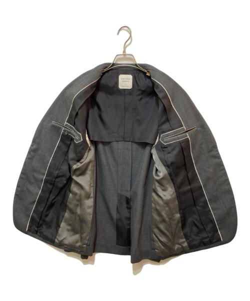 UNITED TOKYO（ユナイテッドトーキョー）UNITED TOKYO (ユナイテッドトーキョー) ハイカウントウールジャケット ハイカウントスリムスラックス  セットアップ グレー サイズ:34の古着・服飾アイテム