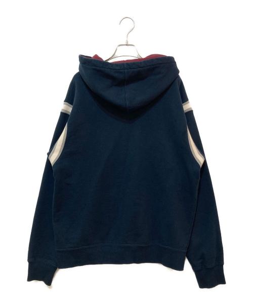 SUPREME（シュプリーム）SUPREME (シュプリーム) Jet Sleeve Zip Up Hooded Sweatshirt ネイビー サイズ:Mの古着・服飾アイテム