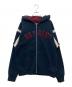 SUPREME（シュプリーム）の古着「Jet Sleeve Zip Up Hooded Sweatshirt」｜ネイビー