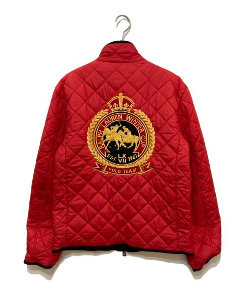POLO RALPH LAUREN（ポロ・ラルフローレン）POLO RALPH LAUREN (ポロ・ラルフローレン) リバーシブルジャケット レッド サイズ:Mの古着・服飾アイテム