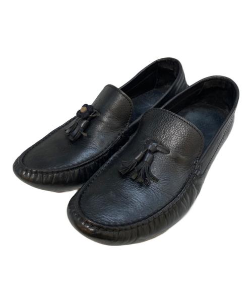LARDINI（ラルディーニ）LARDINI (ラルディーニ) タッセルドライビングシューズ ブラック サイズ:6の古着・服飾アイテム