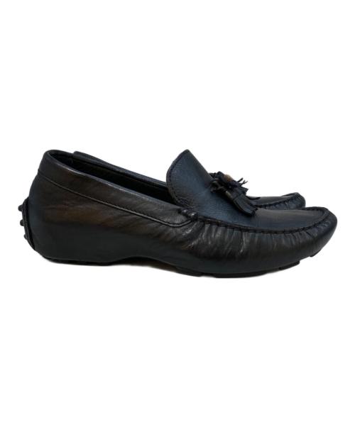LARDINI（ラルディーニ）LARDINI (ラルディーニ) タッセルドライビングシューズ ブラック サイズ:6の古着・服飾アイテム