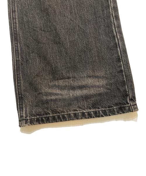 Fax copy Express（ファックス コピー エクスプレス）Fax copy Express (ファックス コピー エクスプレス) WIDE LEG WASH JEANS ブラック サイズ:Sの古着・服飾アイテム