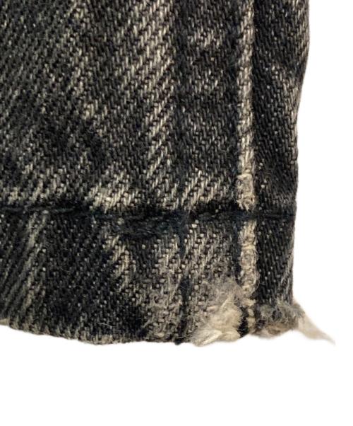 Fax copy Express（ファックス コピー エクスプレス）Fax copy Express (ファックス コピー エクスプレス) WIDE LEG WASH JEANS ブラック サイズ:Sの古着・服飾アイテム