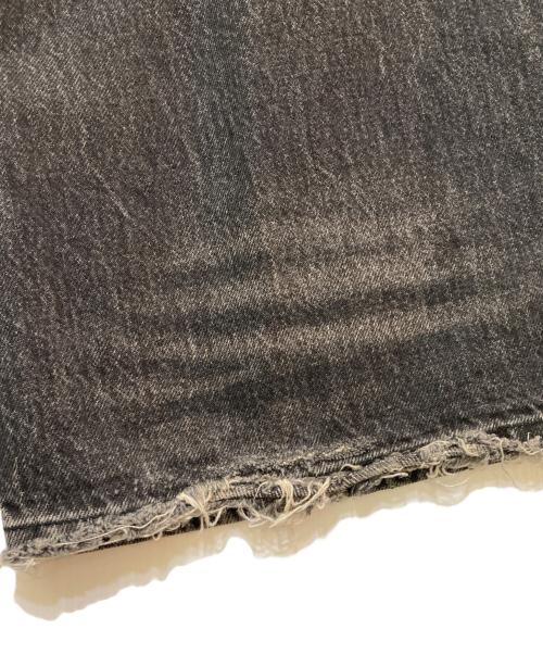 Fax copy Express（ファックス コピー エクスプレス）Fax copy Express (ファックス コピー エクスプレス) WIDE LEG WASH JEANS ブラック サイズ:Sの古着・服飾アイテム