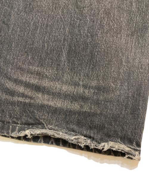 Fax copy Express（ファックス コピー エクスプレス）Fax copy Express (ファックス コピー エクスプレス) WIDE LEG WASH JEANS ブラック サイズ:Sの古着・服飾アイテム