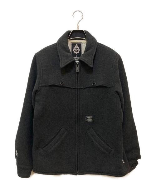 NEIGHBORHOOD（ネイバーフッド）NEIGHBORHOOD (ネイバーフッド) ウールメルトンジャケット グレー サイズ:2の古着・服飾アイテム