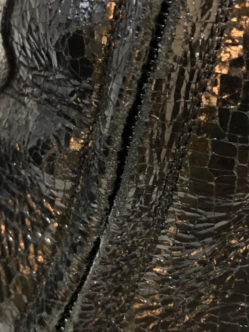 Saint Laurent Paris（サンローランパリ）Saint Laurent Paris (サンローランパリ) クラック加工サイドジップブーツ　503060 ブラック サイズ:41の古着・服飾アイテム