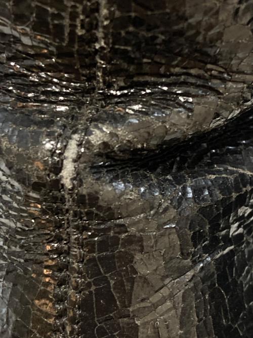 Saint Laurent Paris（サンローランパリ）Saint Laurent Paris (サンローランパリ) クラック加工サイドジップブーツ　503060 ブラック サイズ:41の古着・服飾アイテム