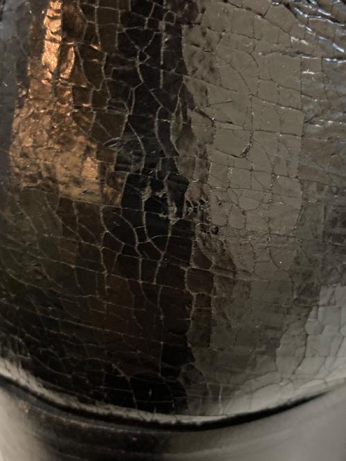 Saint Laurent Paris（サンローランパリ）Saint Laurent Paris (サンローランパリ) クラック加工サイドジップブーツ　503060 ブラック サイズ:41の古着・服飾アイテム