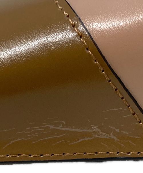 MARNI（マルニ）MARNI (マルニ) クラッチバッグ ピンク×ブラウンの古着・服飾アイテム