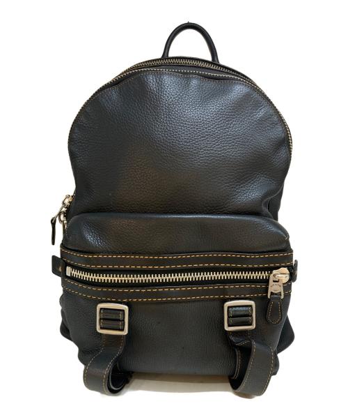COACH（コーチ）COACH (コーチ) レザーバックパック　57408 ブラックの古着・服飾アイテム