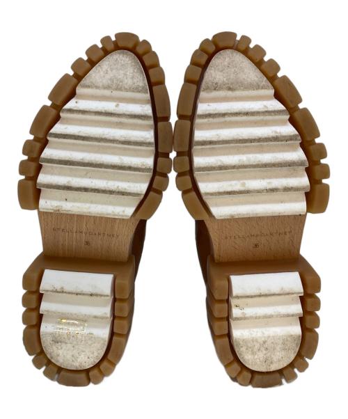 STELLA McCARTNEY（ステラマッカートニー）STELLA McCARTNEY (ステラマッカートニー) エミリーレザーサイドゴアショートブーツ ブラウン サイズ:36の古着・服飾アイテム
