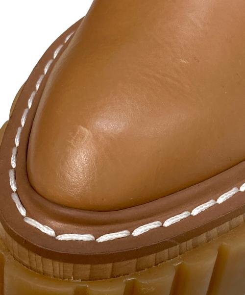 STELLA McCARTNEY（ステラマッカートニー）STELLA McCARTNEY (ステラマッカートニー) エミリーレザーサイドゴアショートブーツ ブラウン サイズ:36の古着・服飾アイテム