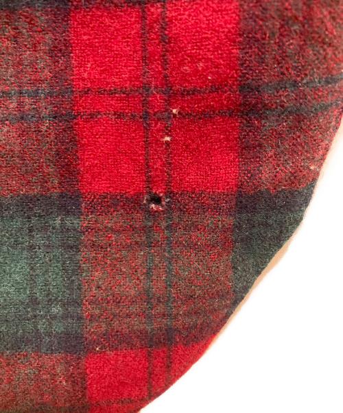 PENDLETON（ペンドルトン）PENDLETON (ペンドルトン) 40`sウールチェックシャツ レッド サイズ:不明(実寸をご参照下さい)の古着・服飾アイテム