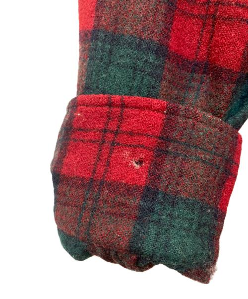 PENDLETON（ペンドルトン）PENDLETON (ペンドルトン) 40`sウールチェックシャツ レッド サイズ:不明(実寸をご参照下さい)の古着・服飾アイテム