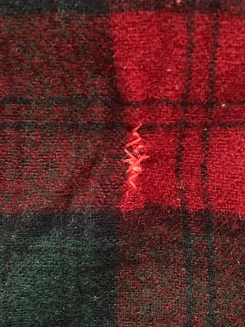 PENDLETON（ペンドルトン）PENDLETON (ペンドルトン) 40`sウールチェックシャツ レッド サイズ:不明(実寸をご参照下さい)の古着・服飾アイテム