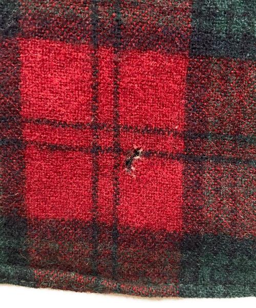 PENDLETON（ペンドルトン）PENDLETON (ペンドルトン) 40`sウールチェックシャツ レッド サイズ:不明(実寸をご参照下さい)の古着・服飾アイテム