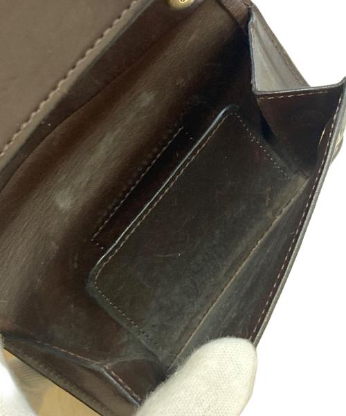 WILDSWANS（ワイルドスワンズ）WILDSWANS (ワイルドスワンズ) 3つ折り財布 ブラウンの古着・服飾アイテム