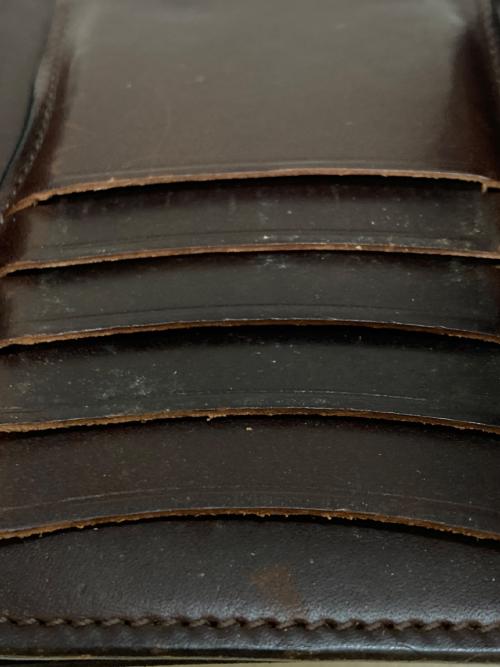 WILDSWANS（ワイルドスワンズ）WILDSWANS (ワイルドスワンズ) 3つ折り財布 ブラウンの古着・服飾アイテム