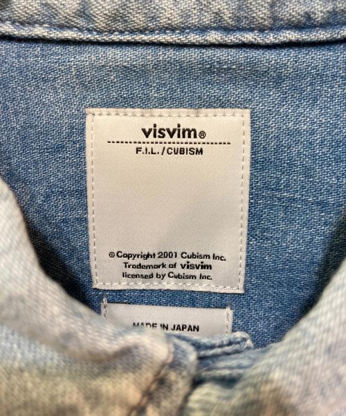VISVIM（ビズビム）VISVIM (ビズビム) FIL EX SS ALBACORE DAMAGED SHIRT インディゴ サイズ:1の古着・服飾アイテム