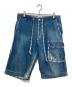 Porter Classic（ポータークラシック）の古着「Denim Shorts USED加工」｜インディゴ