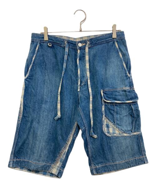 Porter Classic（ポータークラシック）Porter Classic (ポータークラシック) Denim Shorts USED加工 インディゴ サイズ:Sの古着・服飾アイテム
