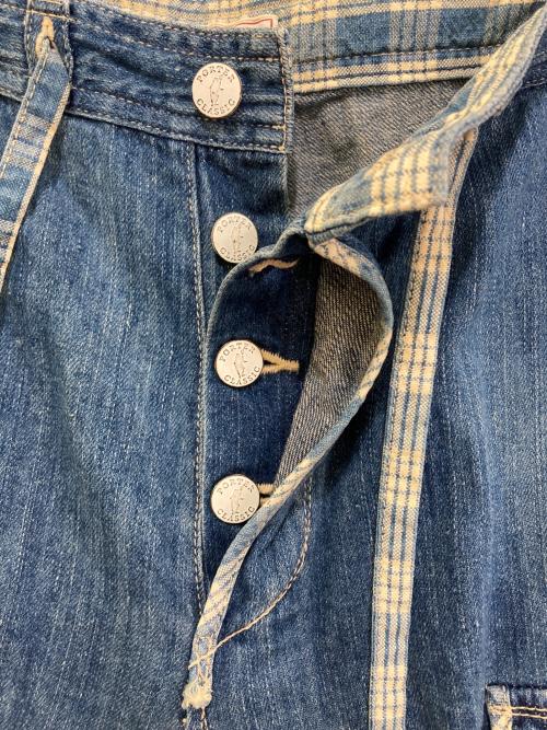 Porter Classic（ポータークラシック）Porter Classic (ポータークラシック) Denim Shorts USED加工 インディゴ サイズ:Sの古着・服飾アイテム