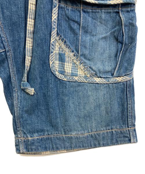 Porter Classic（ポータークラシック）Porter Classic (ポータークラシック) Denim Shorts USED加工 インディゴ サイズ:Sの古着・服飾アイテム