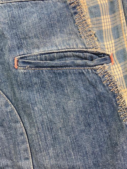 Porter Classic（ポータークラシック）Porter Classic (ポータークラシック) Denim Shorts USED加工 インディゴ サイズ:Sの古着・服飾アイテム
