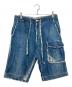 Porter Classic（ポータークラシック）の古着「Denim Shorts USED加工」｜インディゴ