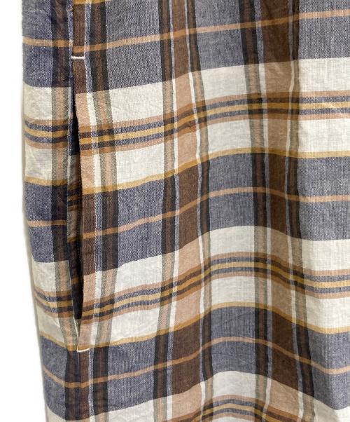 YAECA（ヤエカ）YAECA (ヤエカ) COMFORT SHIRT EXTRA WIDE ブラウン サイズ:S 未使用品の古着・服飾アイテム