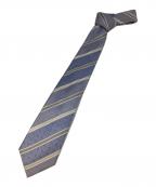 LOUIS VUITTONルイ ヴィトン）の古着「モノグラムシルクネクタイ」｜ブルー