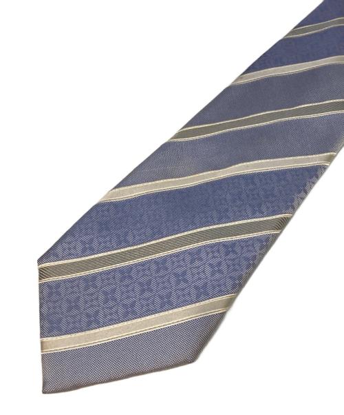 LOUIS VUITTON（ルイ ヴィトン）LOUIS VUITTON (ルイ ヴィトン) モノグラムシルクネクタイ ブルー サイズ:Fの古着・服飾アイテム