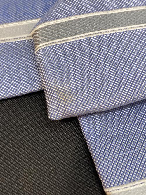 LOUIS VUITTON（ルイ ヴィトン）LOUIS VUITTON (ルイ ヴィトン) モノグラムシルクネクタイ ブルー サイズ:Fの古着・服飾アイテム