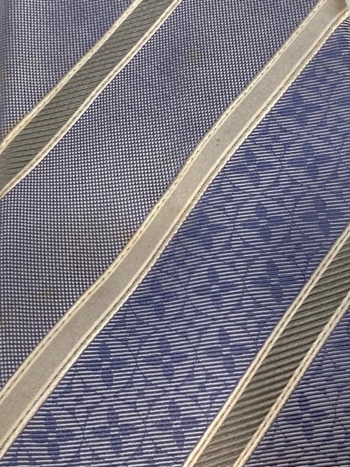 LOUIS VUITTON（ルイ ヴィトン）LOUIS VUITTON (ルイ ヴィトン) モノグラムシルクネクタイ ブルー サイズ:Fの古着・服飾アイテム