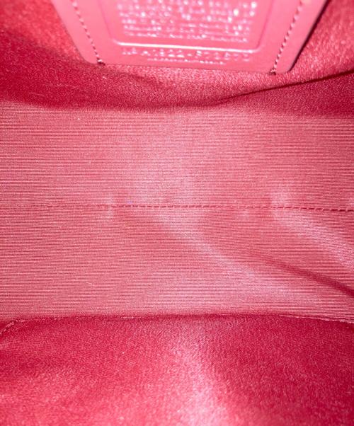 COACH（コーチ）COACH (コーチ) ミニボストンバッグ レッドの古着・服飾アイテム