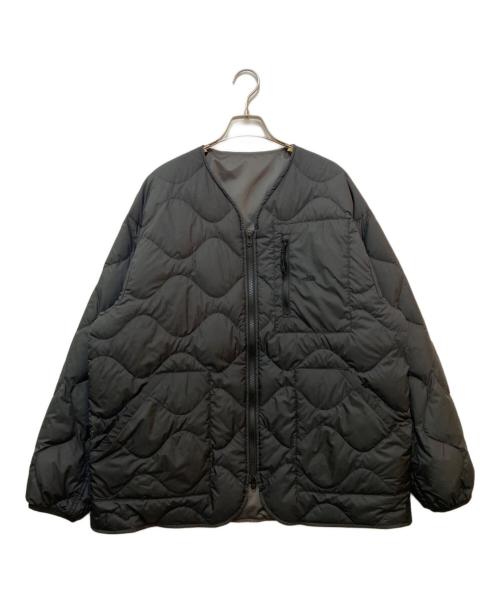 THE NORTHFACE PURPLELABEL（ザ・ノースフェイス パープルレーベル）THE NORTHFACE PURPLELABEL (ザ・ノースフェイス パープルレーベル) Field Reversible Down Cardigan ブラック サイズ:Lの古着・服飾アイテム