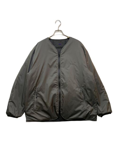 THE NORTHFACE PURPLELABEL（ザ・ノースフェイス パープルレーベル）THE NORTHFACE PURPLELABEL (ザ・ノースフェイス パープルレーベル) Field Reversible Down Cardigan ブラック サイズ:Lの古着・服飾アイテム